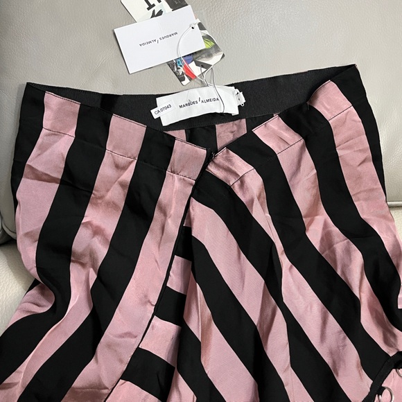 NWT - Marques’ Almeida Loop Asymmetric Draped Skirt - Made in Portugal - Size 6 - Picture 5 of 11